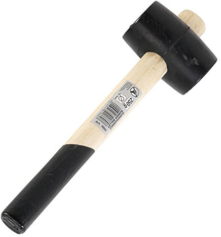 BGS Diy 1860 | Mazo de goma | cabeza Ø 55 mm | 250 g