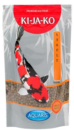 KI-JA-KO Staple Aliment Flottant de Base pour koï 500 g / 6 mm, pour l'alimentation des koïs Toute l'année à des températures à partir de 10 °C