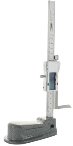 hedue® Digitales Höhenmessgerät - Höhenreißer mit 0-150 mm Messbereich, Höhenmesser zum Einrichten von Sägeblättern und Fräsköpfen