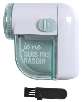 Je Cherche Une Idée - ME2197 - Rasoir Anti Bouloche Peluches Electrique Portable Outils Nettoyage - Rose/Bleu/Violet/Vert - 8 x 4,50 x 7,50 cm