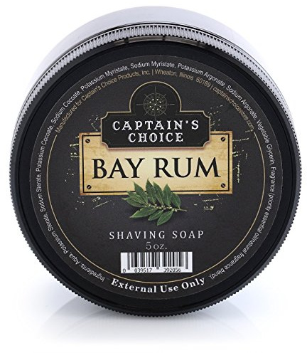 Captain's Choice BAY RUM Shaving Soap - 5 oz.