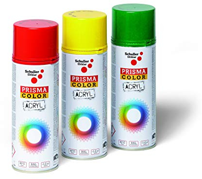Prisma Color 91039 Lackspray Signalgelb RAL 1003, 400 ml