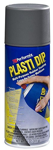 Plasti Dip - Gummi Farbe - Flexibel 400ml Spray - Metall Grau