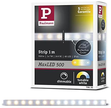 Paulmann MaxLED Tunable White Strip beschichtet 1m 7W mit Weißlichtsteuerung