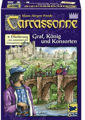 Hans im Glück 48180 - Carcassonne 6. Erweiterung Graf, König und Konsorten