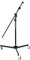 Walimex pro Galgenstativ mit Rollen, Tripod höhenverstellbar 130-390 cm, ausziehbarer Teleskoparm 115-215 cm, stabiles Lampenstativ für Studio, Lichtstativ für Softboxen und Reflektoren