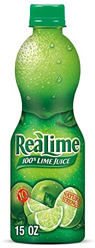 Realime 100% Lime Juice, 15 oz