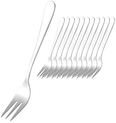 Esmeyer 156-121 Kuchengabel Set Modell, Silber