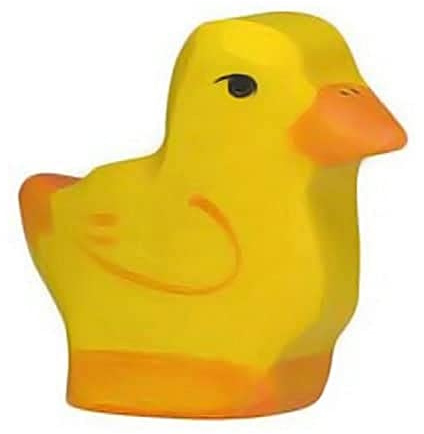 Holztiger kyckling träfigur