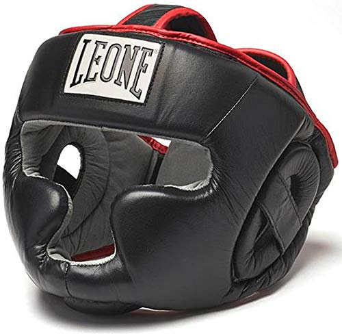 LEONE 1947, Vollschutzhelm, Unisex-Erwachsene, Schwarz, L, CS426