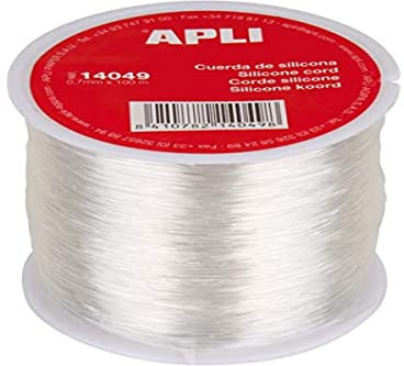 APLI 14049 - Cuerda de silicona 0,7mm x 100m