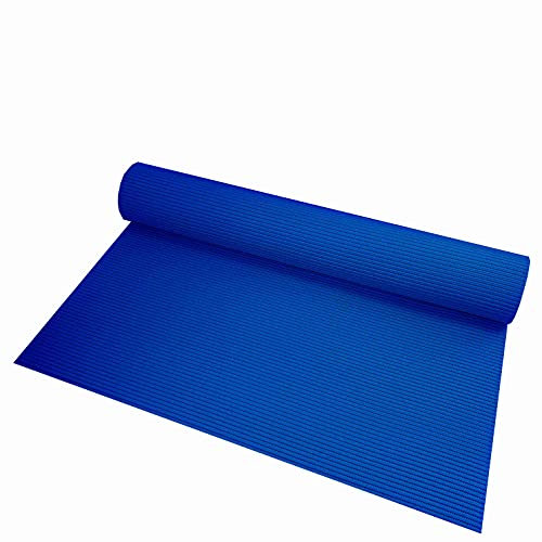 Aqua Mat Bodenbelag Badvorleger Duschmatte Breite 130 cm Länge und Farbe wählbar Blau 130 x 120 cm abwaschbar Bodenmatte Badematte