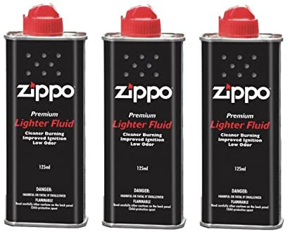 Lot de 3 recharges pour Zippo 125 ml