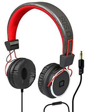 Cascos stereo con cable con tecla de res