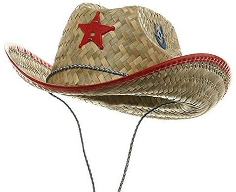 Jacobson Hat Company Child's Straw Sheriff Hat
