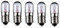5er Set WireThinX Röhrenlampe 2 W, 6,3 V - Sockel E10