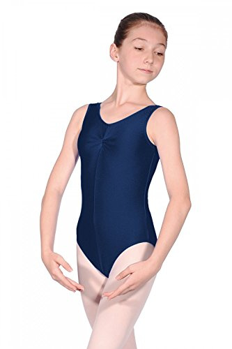 Roch Valley Sheree ärmelloses Ballett Trikot aus Lycra Marineblau 9-10 Jahre 134-140cm (2)