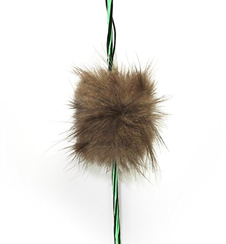 Bearpaw Beaver Puffs; Funktioneller Sehnengeräuschdämpfer aus wasserabweisendem Nutriafell, Zubehör für Pfeil und Bogen