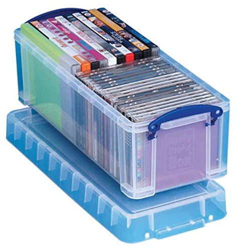 Really Useful Box Plastic Storage Box 6.5 Litre Clear