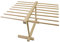 ELETTRO CENTER Nudeltrockner, Holz, braun, Art.391