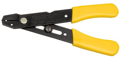 Klein Tools 1003 Wire Stripper and Cutter, Made in USA, Compact Stripper/Cutter for Solid and Stranded Wire