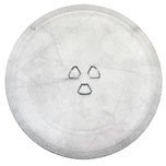 NAZUSA Mikrowellenteller 24,5 cm, Silber, Arbeitsplatte, 5,6 kg max.