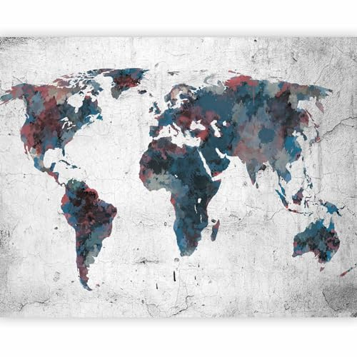 Fotomurale Soggiorno - Carta da parati 350x270 cm TNT Murale alla moda Decorazione da Muro XXL Poster Gigante Design Cameretta Carta per pareti Camera da Letto Mappa 10040910-48