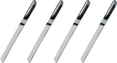 Alessi Officina Nouvel Coffee Spoons, Set of 4, Silver