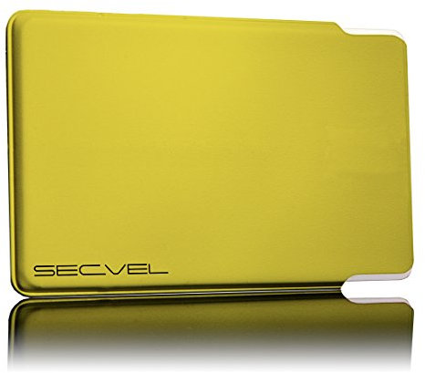 TÜV geprüfte und patentierte Schutzhülle 5-Fach Kartenschutz - Yell | RFID NFC Blocker | Magnetfeld Abschirmung | Störsender für Kreditkarte, EC Karte, Personalausweis | 100% Aktiv Schutz