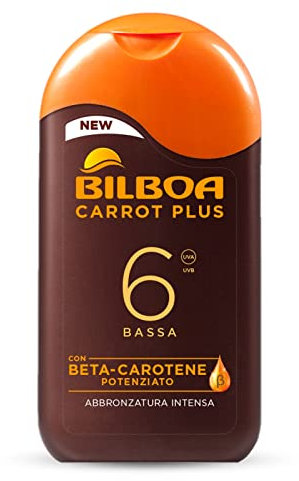 carrot plus - latte solare spf 6 protezione bassa 200 ml