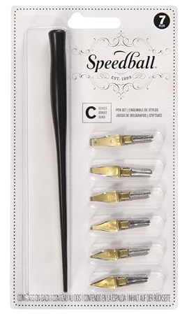 Speedball Calligraphie « C » Style Lettrage Set-
