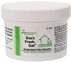 SimpleAir Duct Fresh Gel - HVAC Air Freshener, Cleaner, Deodorizer Non Toxic for Odor Block, Small