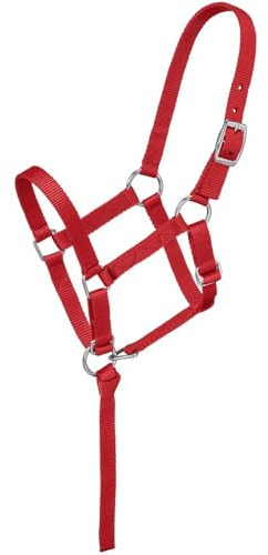 Tough 1 Nylon Foal Halter, Red, Suckling