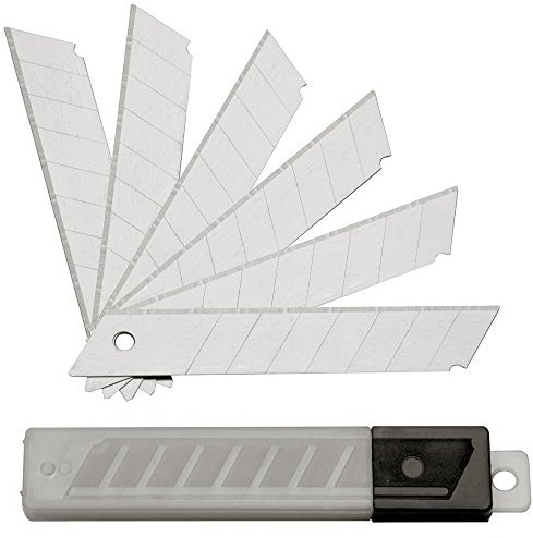 SBS Abbrechklingen | 200 Stück | 18mm breit | 0,4mm stark | Cutterklingen