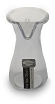 Lillian Tablesettings Carafe Juice Jar Beverage Decanter, Clear Acrylic Wine/Juice Decanter with Lid, 12 oz. (30102)