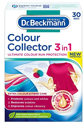 Dr. Beckmann Colector de color y suciedad | Para una protección duradera del color de la ropa | 30 hojas