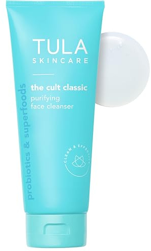 TULA Purifying Face Cleanser with Probiotic Technology, 6.7 oz - Deep Pore Cleansing Wash