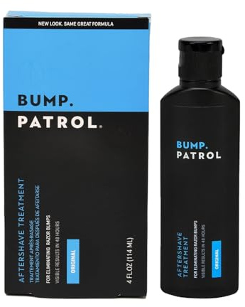 Bump Patrol Original Formula Aftershave Treatment Serum – Razor Bump Stopper and Ingrown Hair Treatment for Men and Women, Ingrown Hair Serum with Salicylic Acid - 4 oz (Pack of 1)
