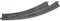 Roco H0 geoLINE (mit Bettung) 61154 Bogenweiche, Links 1 St.