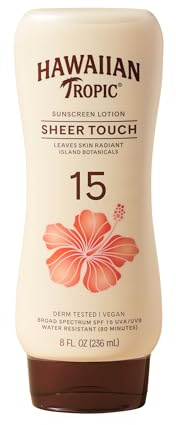 Hawaiian Tropic Lotion solaire Sheer Touch - SPF 15 - 235 ml