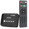 AGPTEK 1080P Full HD Digital Multi TV Mediaplayer Medienspieler Medienspieler mit Fernbedienung für 1080P HD USB SD MMC RMVB MP3 Avi MPEG Divx MKV