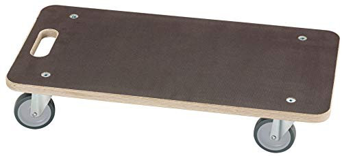 Dörner + Helmer – 300687 – Chariot de transport à roulettes – Charge maximale : 200 kg – Roues en caoutchouc – Pour moquette, carrelage et parquet