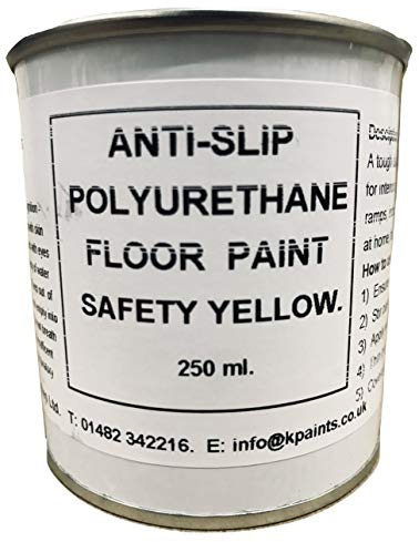 Fascinating Finishes Ltd 1 x 250ml Safety Yellow Anti-Slip Floor Line Marking Paint
