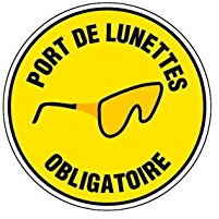 Panneau Port de lunette obligatoire - Rigide Ø300mm - 4060620