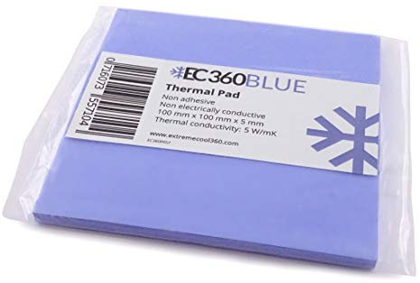 EC360® Blue 5W/mK Wärmeleitpad (100 x 100 x 5,0 mm)