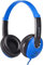 groov e KIDZ - DJ-Style Wired Headphones for Kids - Over the Ear Headphone with 1.2m Audio Cable, Adjustable Headband, Soft Ear Pads, & 40mm Drivers - 3.5mm Audio Jack - Blue