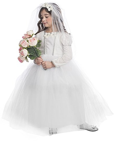 Dress Up America Costume da principessa da sposa per ragazze