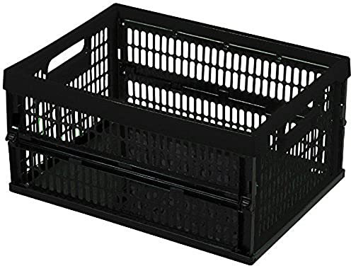 Curver 04120-101-21 Klappbox, 34 L, schwarz