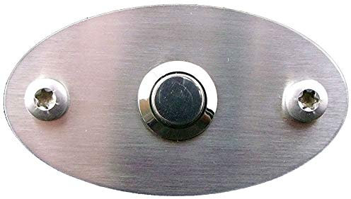Eurosell – Diseño Acero Inoxidable V2 A placa placa de timbre – Rótulo timbre (timbre de puerta botón para timbre Door Bell Plate Stainless Steel Button