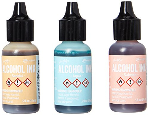 Ranger TAK-L-25955 Adirondack Lights Alcohol Ink 1/2-Ounce 3/Pkg, Lakeshore